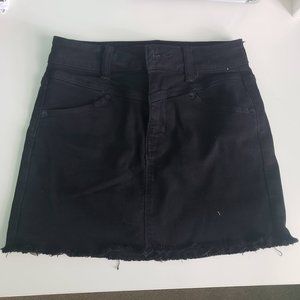 American Eagle Black Hi Rise Mini Skirt
